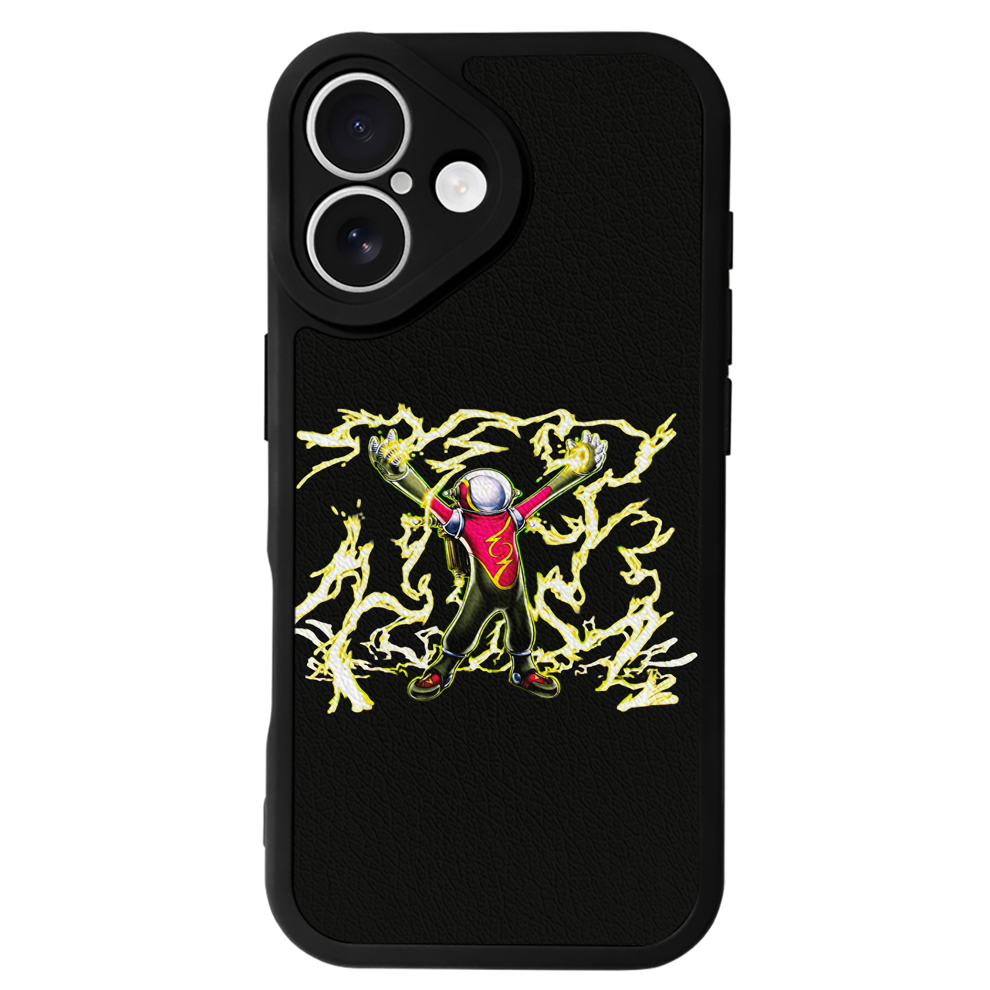 （画像用） 遊☆戯☆王 Yu-Gi-Oh! 【iPhone 16シリーズ対応】シリコンスマホケース（レザー調） 材質：シリコン